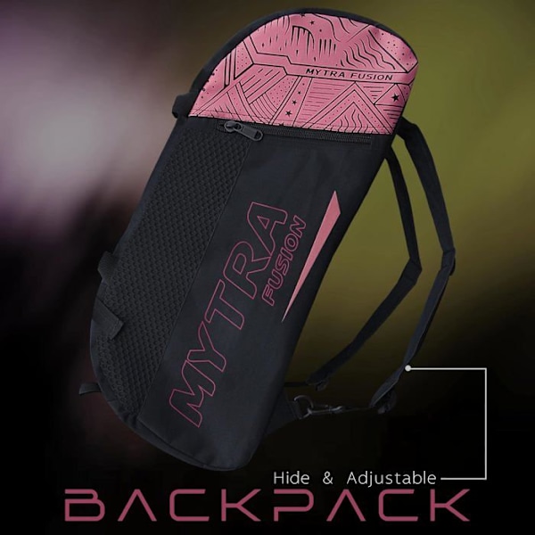 Sportväska - Mytra - Fusion - Multifunktionell - Nylon/Polyester - Svart/ Rosa Svart/rosa