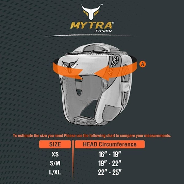 Boxningshjälm - Mytra - Fusion AD1 - Fullständig Skydd - Syntetiskt Läder - Optimal Sikt Vit L/XL