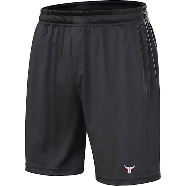 Kort sportshort herr – Mytra Fusion – Lätt, Andas – Multisport – Svart Svart M