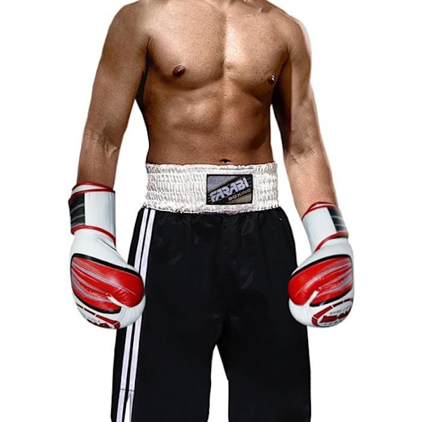 Farabi Sports Boxningsshorts, Thaiboxningsshorts, Kickboxning, Boxning, Kampsport, Svart Svart M