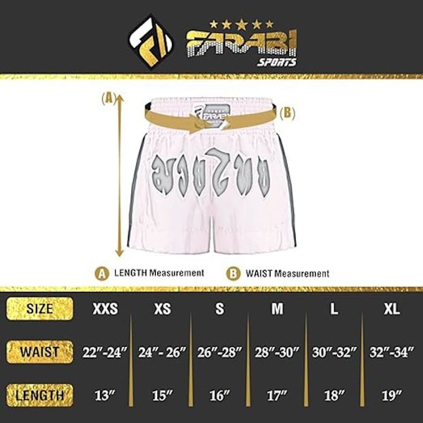 Farabi Sports Muay Thai Shorts, Thaiboxningsshorts, Kickboxning, Boxning, Kampsport, Rosa Rosa S