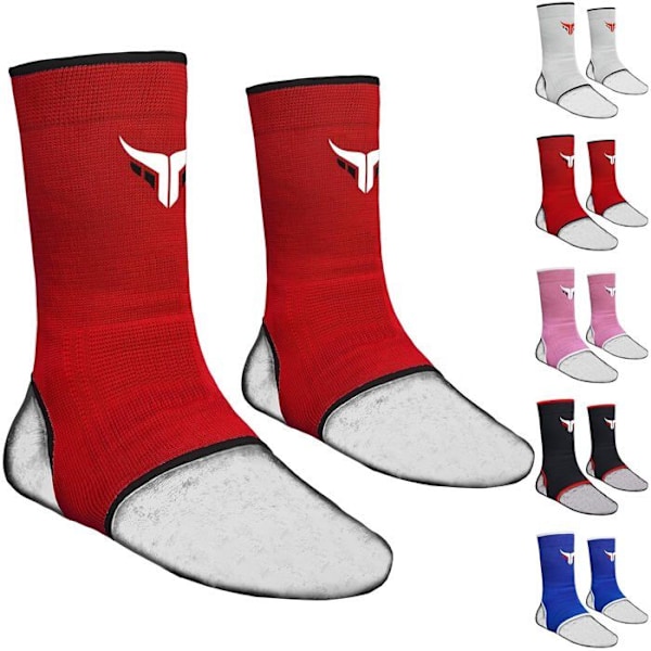 Chevillère - Mytra - Fusion - Röd - K-Knit - Multisport - Thai Boxning - Kick Boxning Röd S / M