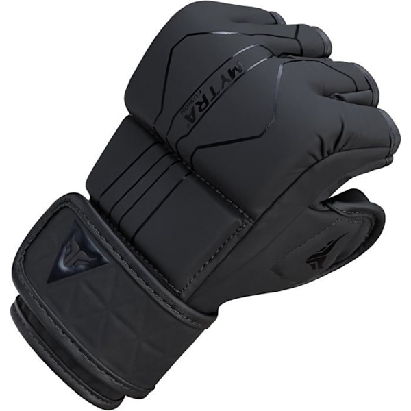 MMA-handskar - Mytra Fusion - BS-22 - Grappling - Svart - Syntetläder SVART XL