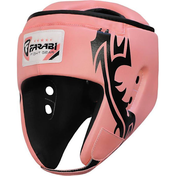Boxningshjälm - Farabi - MMA - Kvinna Skydd - 6:e Generationens Teknik - Rosa Rosa jag