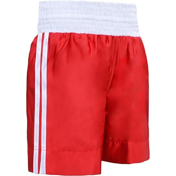 Farabi Sports Boxningsshorts, Thaiboxningsshorts, Kickboxning, Boxning, Kampsport, Röd Röd M