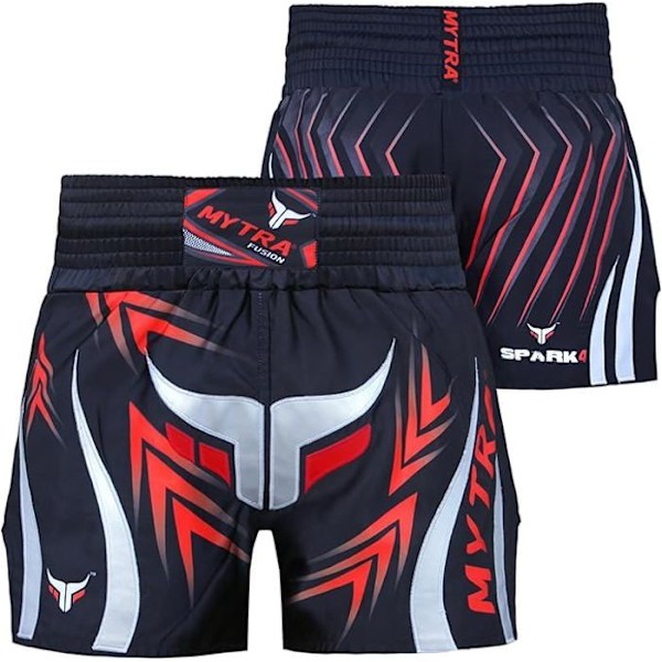 Kortbyxor för Kamp - Mytra - Fusion Pro - Svart - Nano-Satin - Mixad Vuxen SVART jag