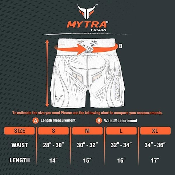 Kortbyxor för Kamp - Mytra - Fusion Pro - Svart - Nano-Satin - Mixad Vuxen SVART jag