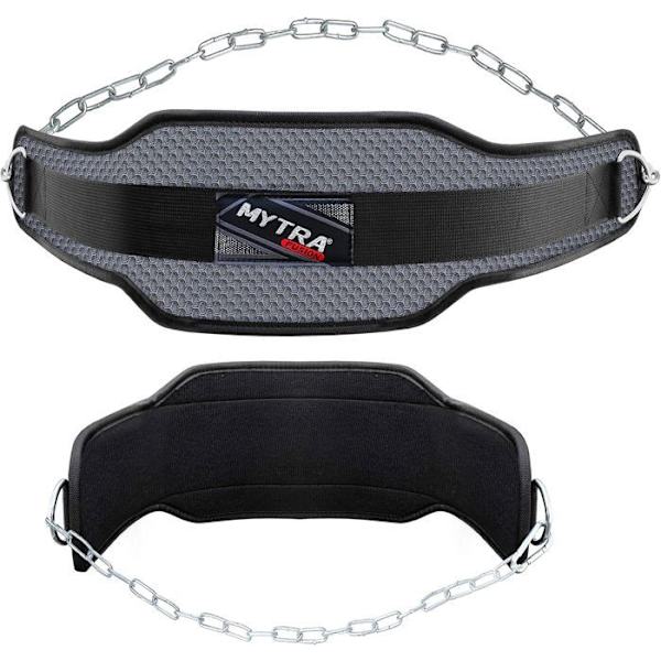 Viktsäck - Mytra Fusion - Dip Belt - Neopren - Stålchain - Grå Grå