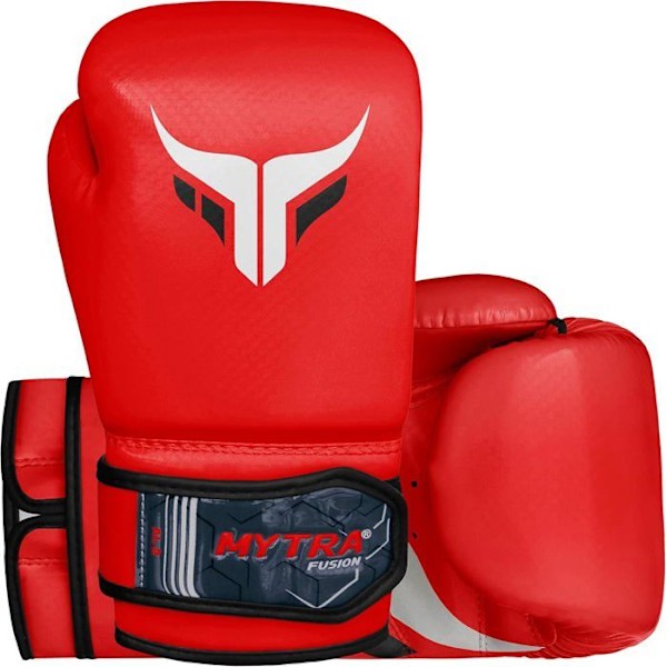 Barnboxningshandskar - Mytra Fusion - AL2 - 4 OZ - Syntetläder - Röd Röd 4 oz