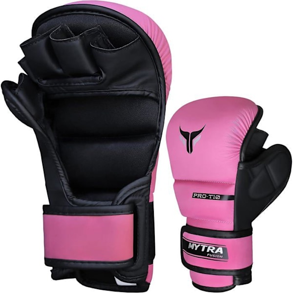 MMA-handskar - Mytra Fusion - Kvinna - 7oz - Ventilerad handflata - Rosa Rosa jag
