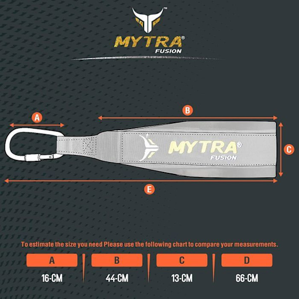 Sangle för muskelträning - Mytra Fusion - Abb Straps - Svart - Intensiv användning - Unisex Svart