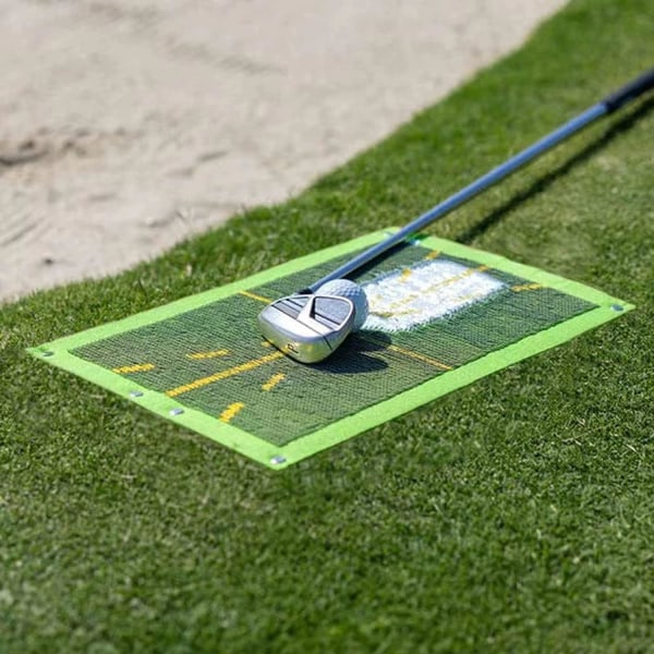 (A)Golf Mat - Golf Training Mat for Hit Detection - Golf Training Mat for Swing Detection - Portable