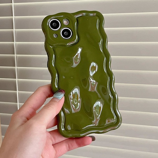 Skal för iPhone 16 Pro Max, 3D Meteorit Bubbelmönster Elektropläterad Glitter Lockig Vågig Ram Glansigt Skal, Mjuk TPU Stötsäker för iPhone 16 Pro