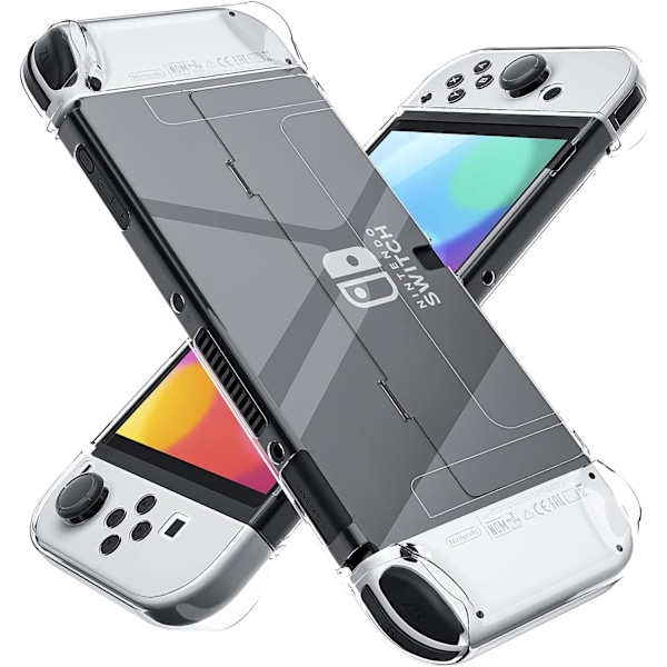 Telakoitava läpinäkyvä kotelo Switch OLED:lle, suojakotelo Sw:lle