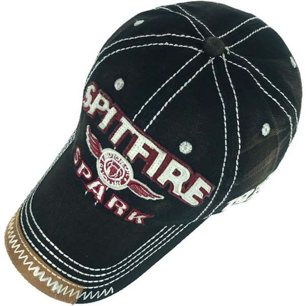 Vintage Baseball Cap Mænd Spark Letters Cap Snapback Hip Hop Flat