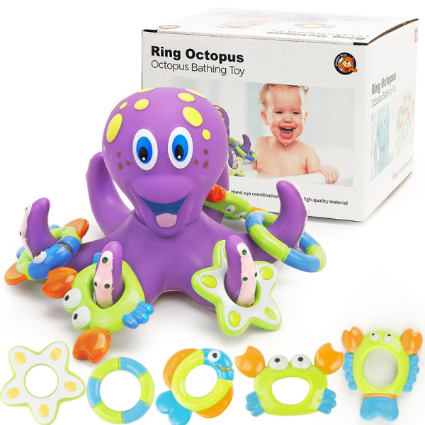 Set med 6 Utbildande Bläckfiskkastringar för Barn Baby