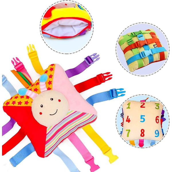 Loop Pillow Toys for Toddlers, Sensory Activity Learning Mot