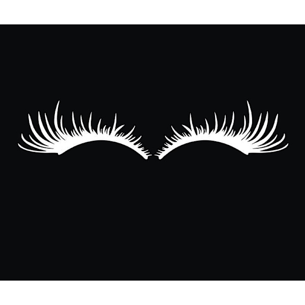 2 stk. Cils Noirs Autocollant til Bil Cils Sticker Bil D