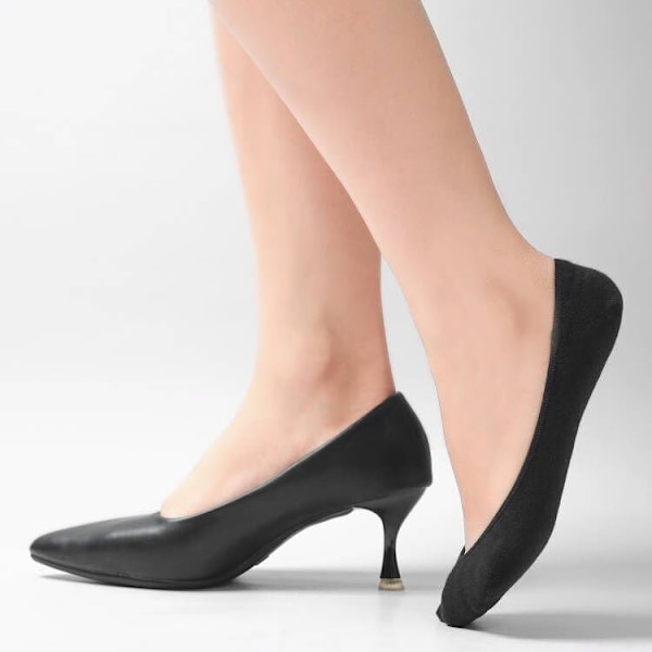 Ultralåga Linerstrumpor för Kvinnor Osynliga Non-Slip för Ballerina, Sandaler och Sommar