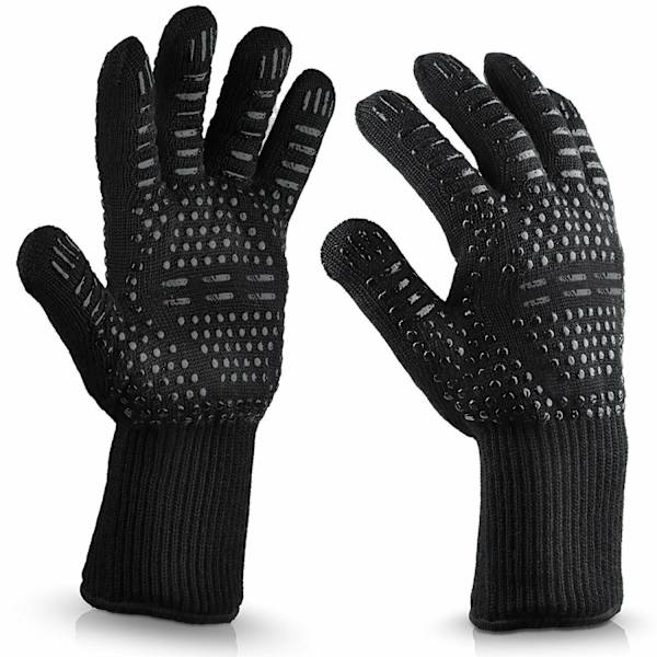 2-pack ugnshandskar, 1472°F värmebeständiga handskar, stora grillhandskar