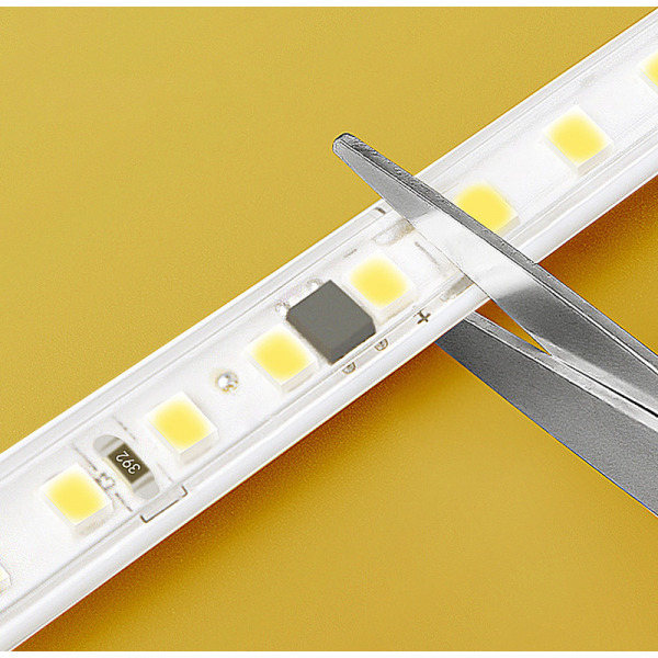 Flimmerfri LED-ljuslist 2 m (neutral ljus)