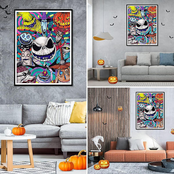 5D diamantmaleri 30x40cm Halloween 2