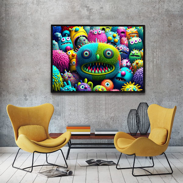 1000 bitars pussel 1000 bitars pusselspel Heminredning pussel Colorful Creatures