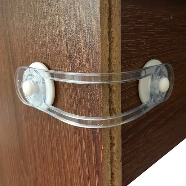 6 kpl pitkä osio 16,5 cm läpinäkyvä avautumisenestovyö