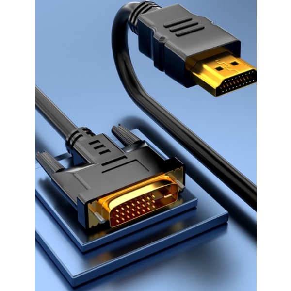 （3m）1 stk. hdmi til dvi24+1 linje computer skærm forbindelseskabel desktop vært TV projektor DVI til