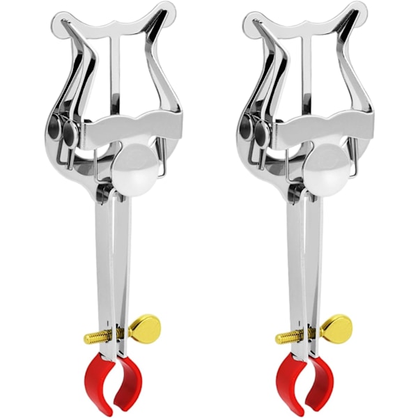 2 stk. 14 x 5,2 cm Trompet Lyre Nodeark Klips Holdbart Metalmateriale