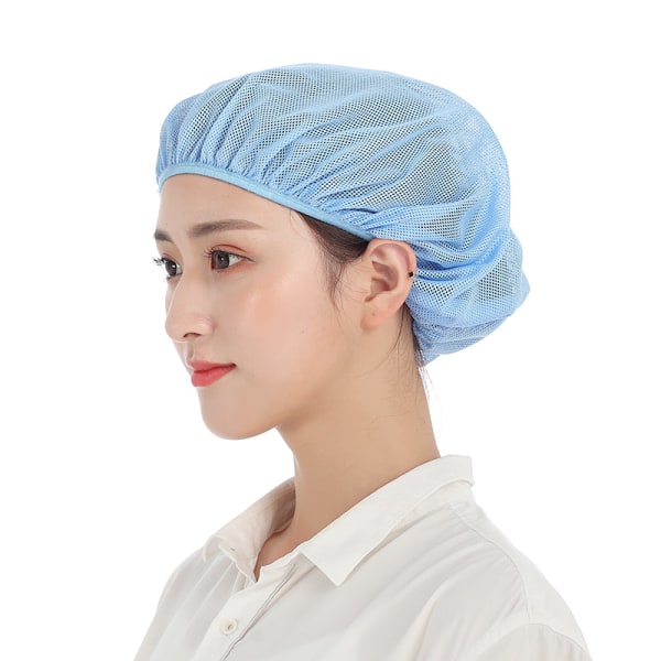 (Blå), Toque Mesh Cap 5 st Beanies Hat Unisex Engångsnät