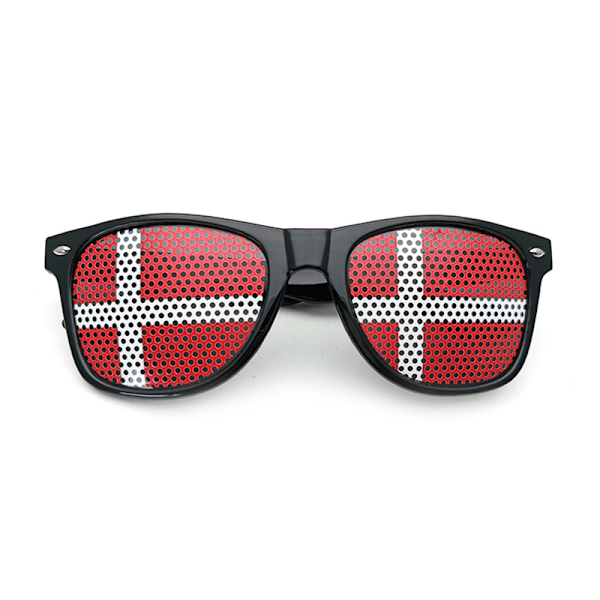 Olympiske Lege-Danmark Supporter Kit, 2 Stykker Blå Hvide Røde Briller, Frankrig Supporter Solbriller Fa