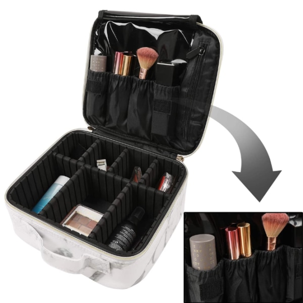 Kosmetisk taske Bærbar rejsesminketaske, professionel makeup org