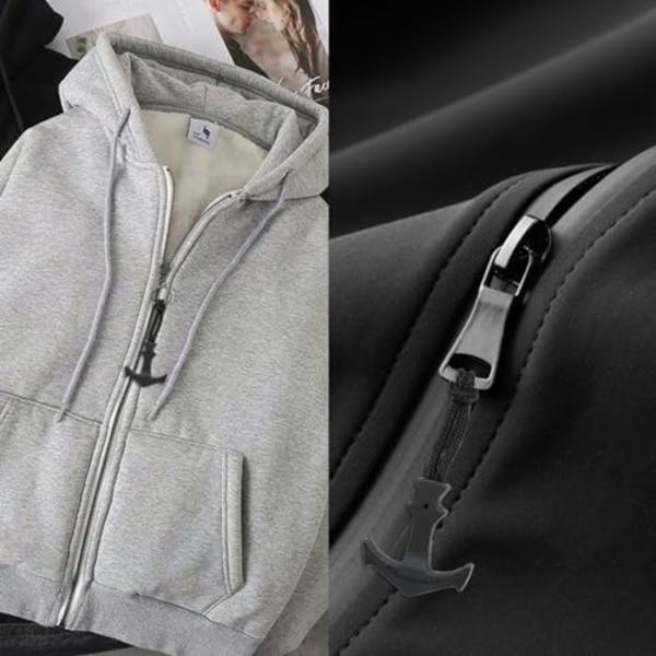 6 st starka ankareformade nylon blixtlåsdragare blixtlåsetiketter blixtlåsförlängning ersättning för ryggsäckar, resväskor, C