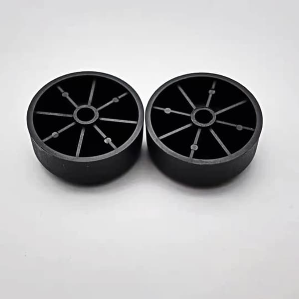 8 stk Runde Møbelbein Ø 33 x H 13 mm Plast Skapføtter Møbelbein Sofabein, Sofa, Stol