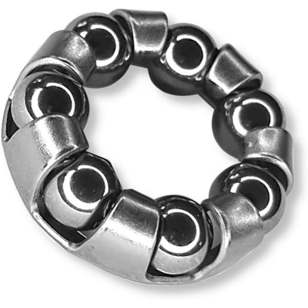 2 ST BALLBURETT FRONTNAV 7 KULOR 4.76MM CYKELHJUL MTB C