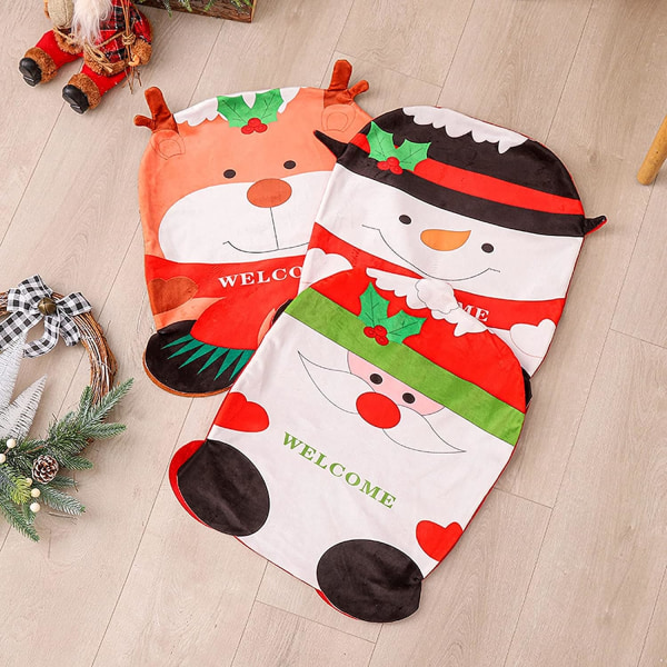 Julstolsöverdrag, Jultomte Snögubbe Julstolsryggöverdrag Stolsöverdrag Dekoration