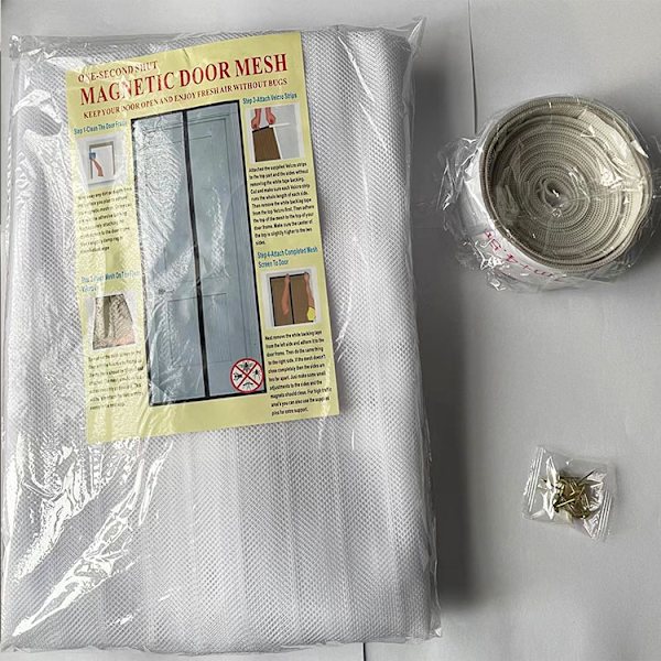 Insektnetdør, Magnet Fluenetdør, 1000x210 cm Anti Myggedør Mesh Fluenet Gardin Eas 100x210cm