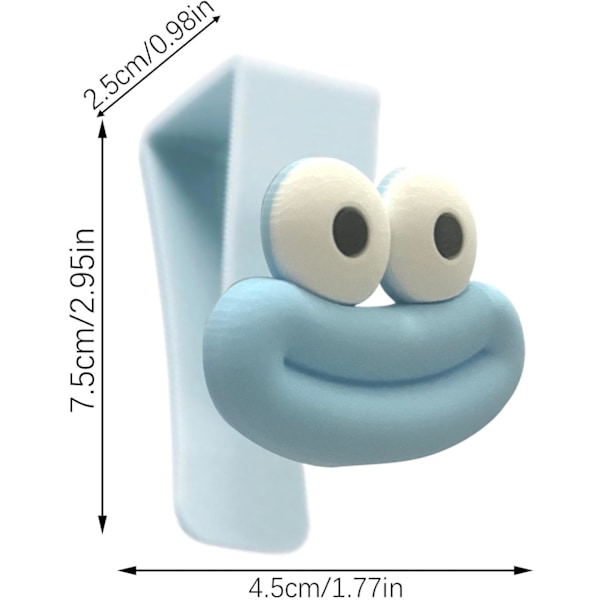 7,5x2,5x4,5cm Fäste för Sopsäckshållare för Papperskorg Stilrena Sopsäcksklämmor Kraftiga Soptunnklämmor Halkfri Design för Sopsäckar och Kläder