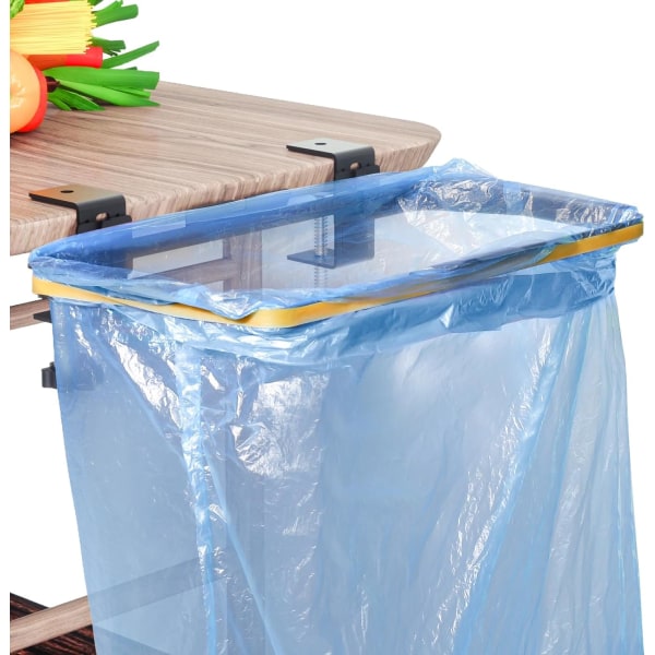 Metall søppelposeholder (uten søppelsekker, 30x15cm), stabilt rop