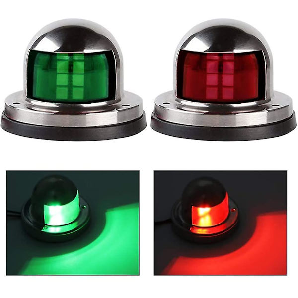 Ett par LED-navigationsljus för marin navigering