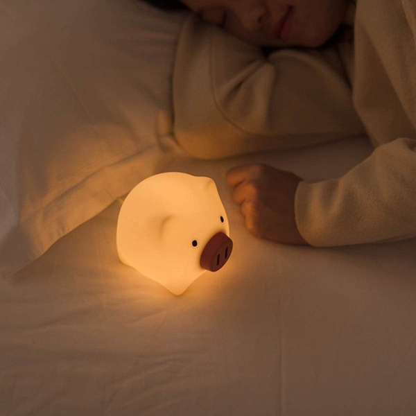 Veilleuse LED en forme de cochon decoration de chambre à coucher