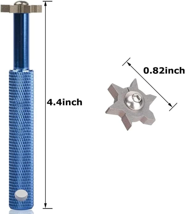 Golf Groove SharpenerGolfkølle Groove SharpenerGroove SharpenerKølle SharpenerGroove Slibeværktøj - Generer Optimalt Backspin - Egnet til U & V-G
