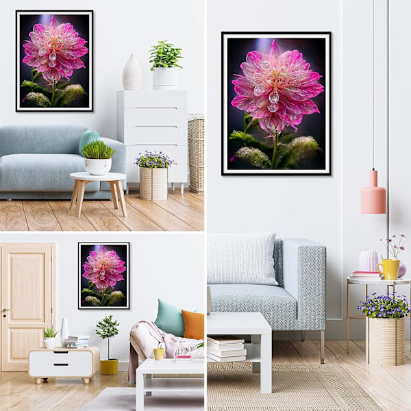 5D diamantmålning för vardagsrumsdekoration (30*40cm) 67