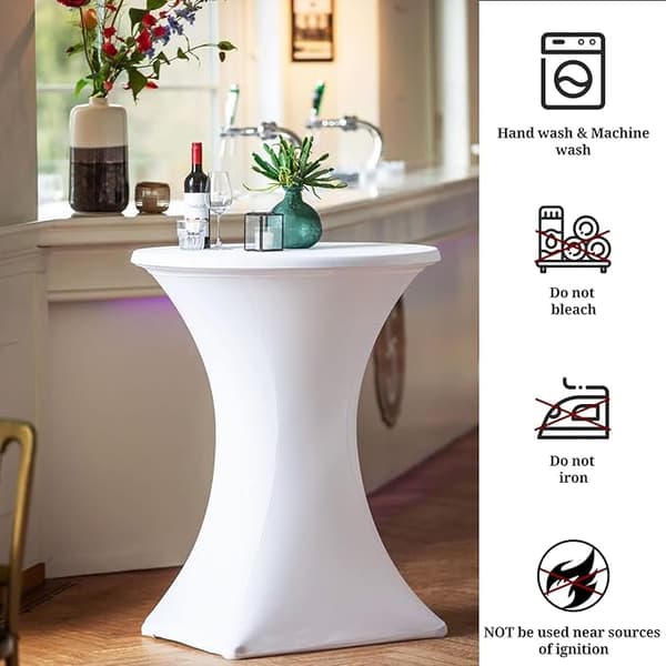 Blå Dream Cocktail Stretch Square Corner Tablecloth
