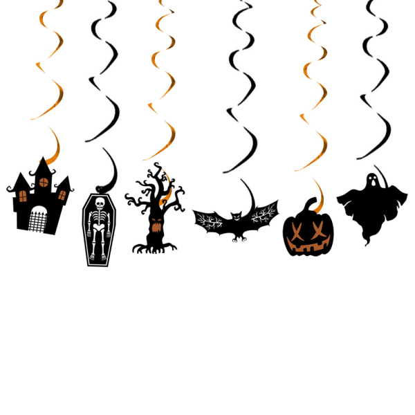 2 kpl Halloween-lateksipalloa Onnellinen Halloween-bannerikoriste