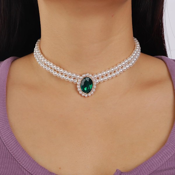 Boho Kvinders Multilayer 1920'er Halskæde Sølv Guld Fint Perler Lagdelt Choker Halskæder Håndlavet Perler Mode Chunky Pe