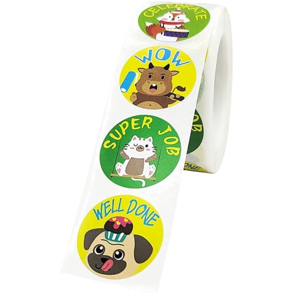 Cute Animal Reward Stickers for Teachers, Motivational Incentive