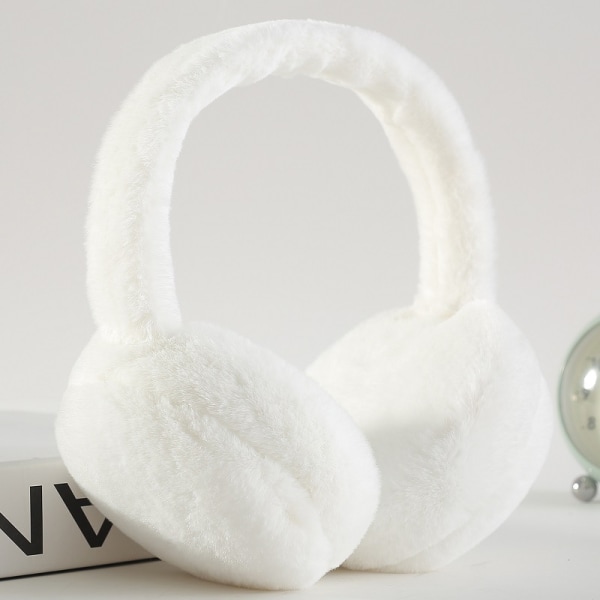 (Hvit)Vinter øreklokker for jenter Gutter Varme plysj sammenleggbare øreklokker for barn