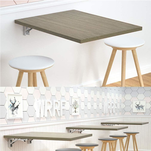 Folding Bracket, 2 stk rustfritt stål Folding Shelf Bracket